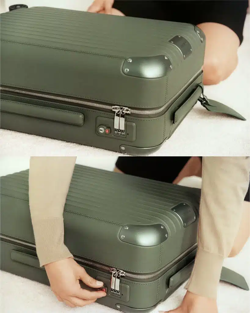 Rimowa Distinct Cabin Leather Interior & Organization